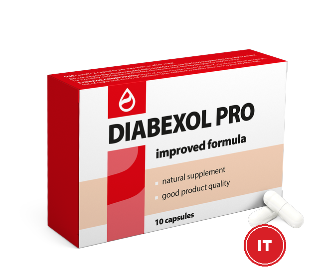 Confezione di Diabexol Pro, 10 capsule — immagine dal materiale dell’offerta